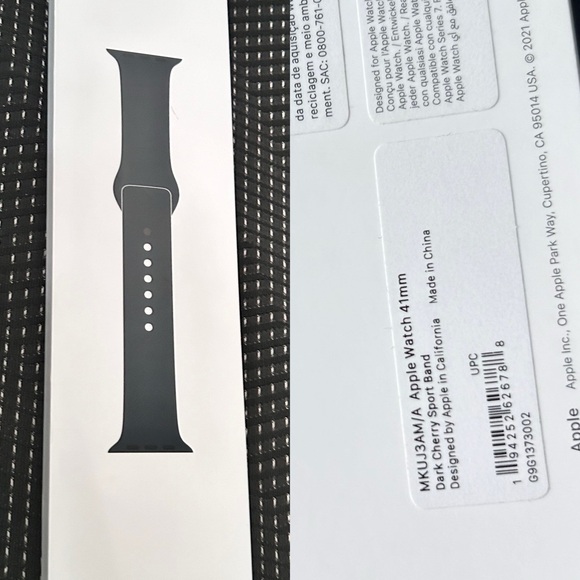 New OPEN box Apple Sport Band for Watch 41mm - Midnight (Authentic apple brand) - Picture 3 of 4